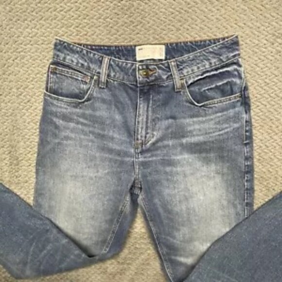 ASOS DESIGN Jeans Womens 28x30 Blue High Rise Farleigh Slim Straight‎ Mom NEW - Picture 8 of 10